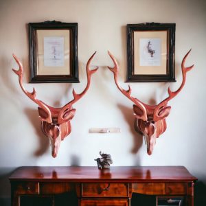 Antler deer head Showpiece 